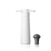 Weinpumpe weiß (1 Pumpe, 1 Stopfen), Blister