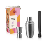 Cocktail Set Bar in a Box, Starter Set, 3pcs, Box
