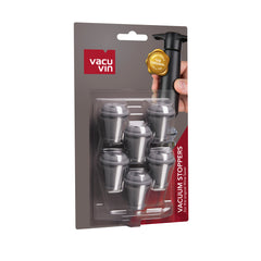Vakuum Wein Stopfen Grau (6 Stk.), Bister