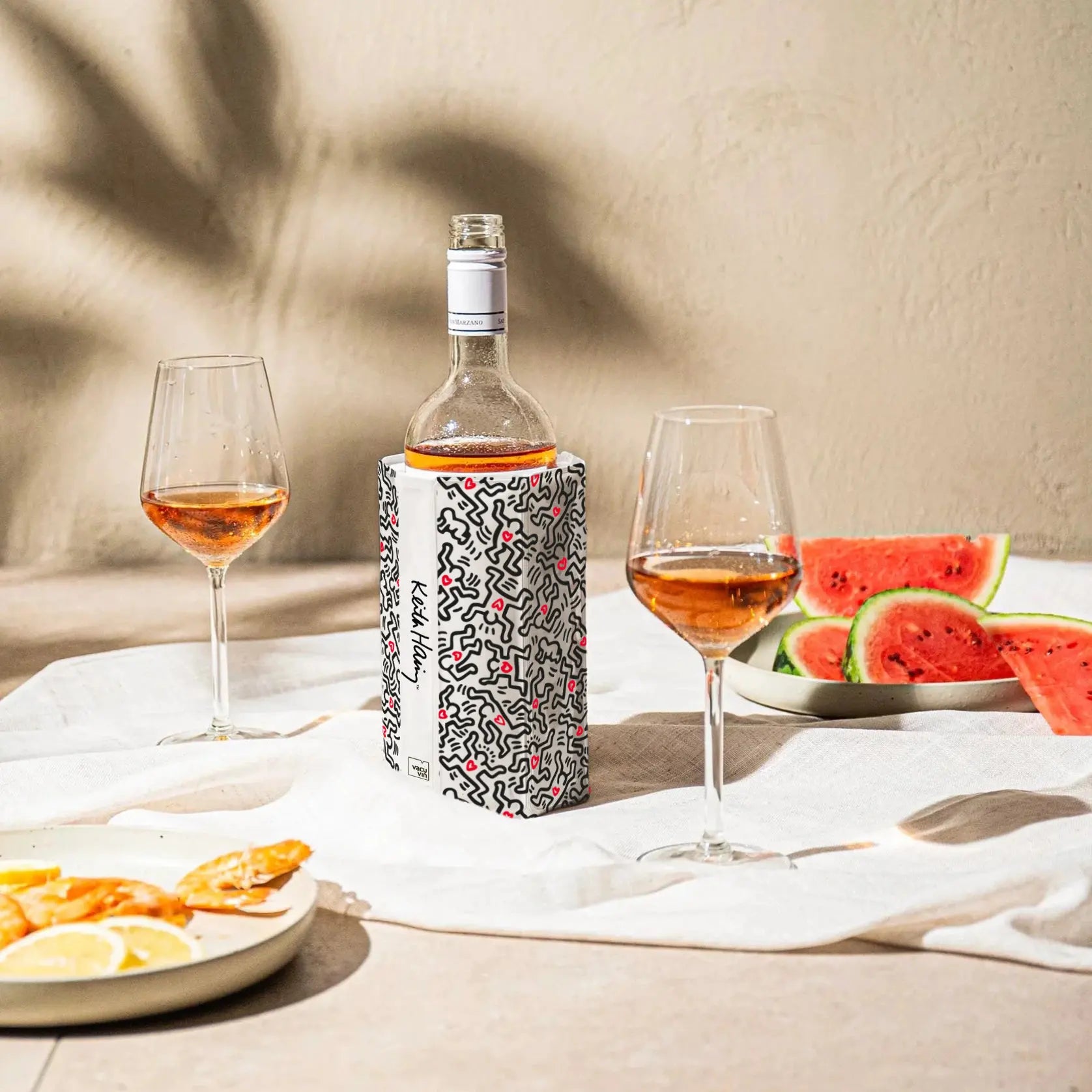 Aktiver Kühler Wein Keith Haring