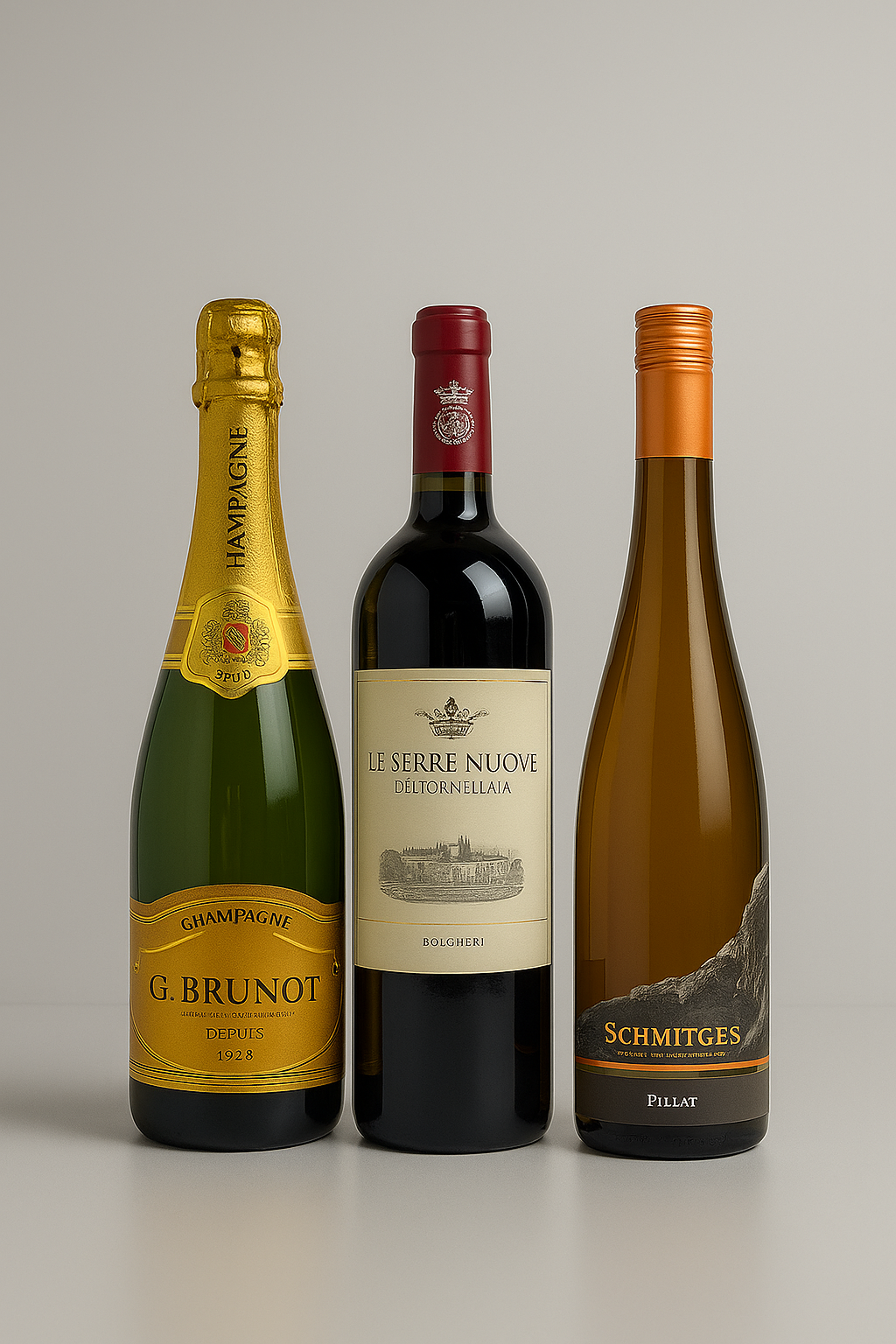 Festliche Weinpakete für Genießer -  3er Paket "DeLuxe"