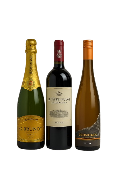 Festliche Weinpakete für Genießer -  3er Paket "DeLuxe"